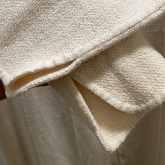 ST. John neutral cream vintage sweater jacket Sz 4 - Picture 6 of 11